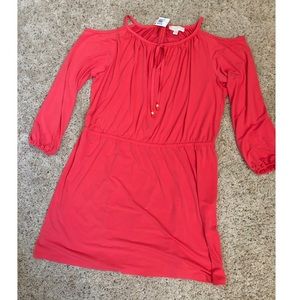 Coral dress by Michael Kors
